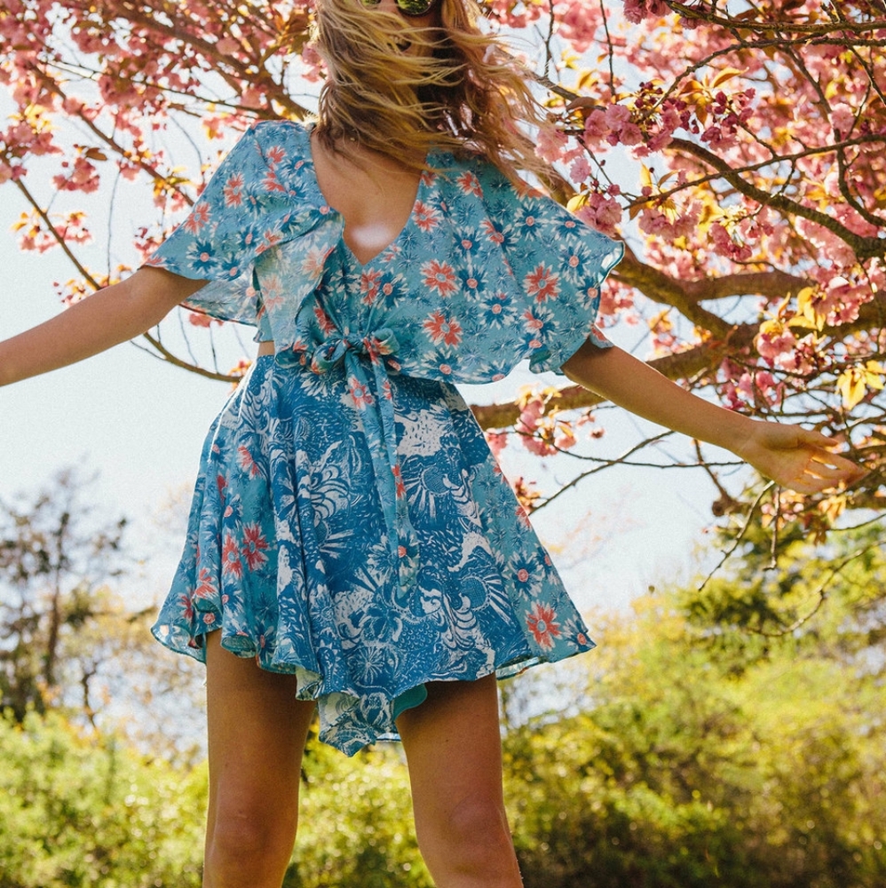 Free People ¶ Dark Star Mini dress